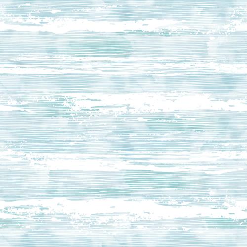 Illustration decorative textured and linear waves on blue watercolor
