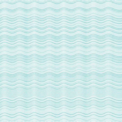 Vector image waves of different shades of blue on white