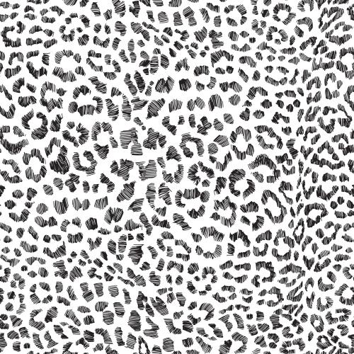 Leopard. Vector fragment of leopard skin