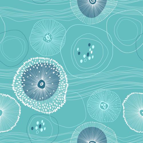 Illustration abstract sea