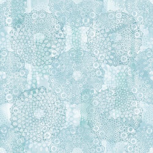 Illustration sea hedgehogs on blue watercolor