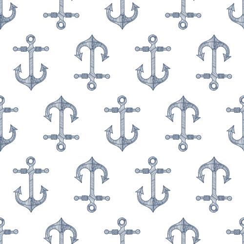 Anchor. Vector anchors on white
