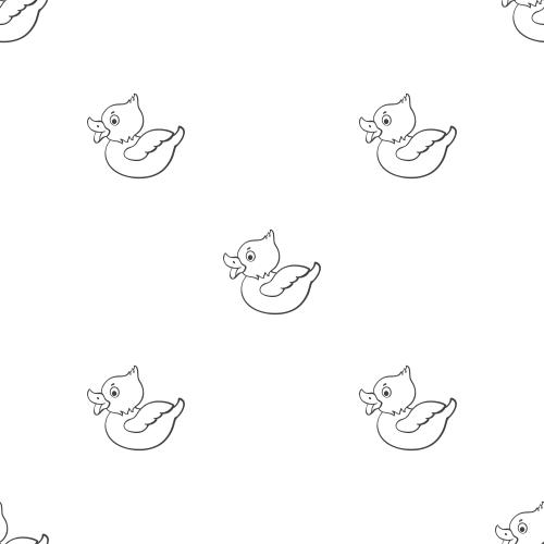 Bird. Vector ducklings on white