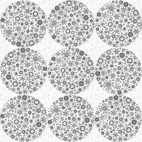 Snowflake. Vector snowflakes on white
