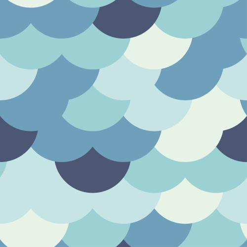 Illustration decorative waves