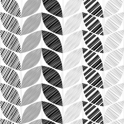 Line. Vector Pattern striped leaves, vertical lines on white