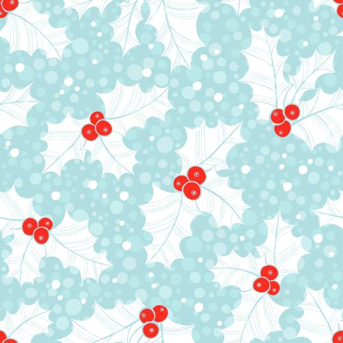 Pea. Vector decorative sharp leaf on blue in checkered