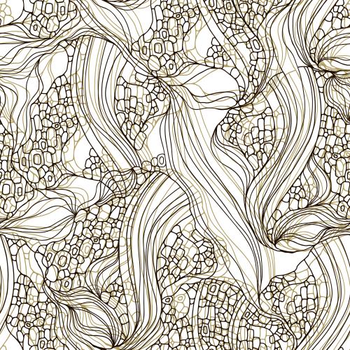Vector image abstract contour