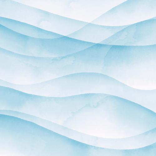 Raster image watercolor waves