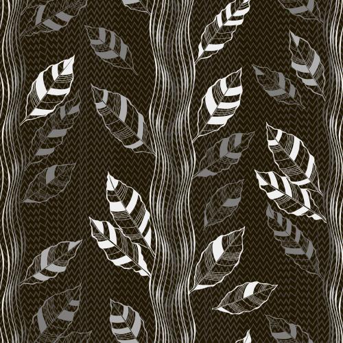 Tree. Vector stylized trees on textured black
