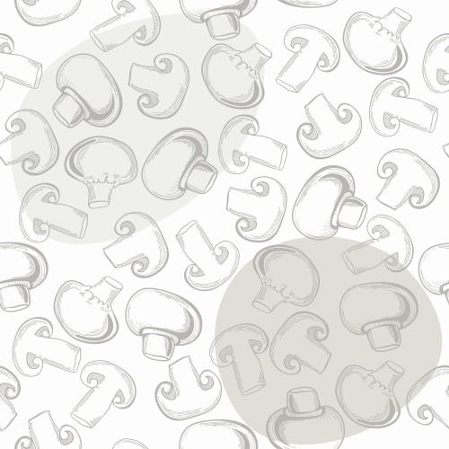 Mushroom. Vector button mushrooms on light