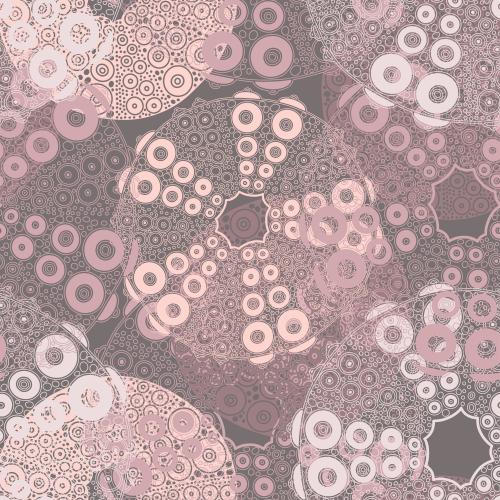 Sea ​​urchin. Vector Pattern sea hedgehogs