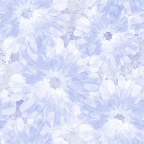 Vector image abstract watercolor flowers on purple
