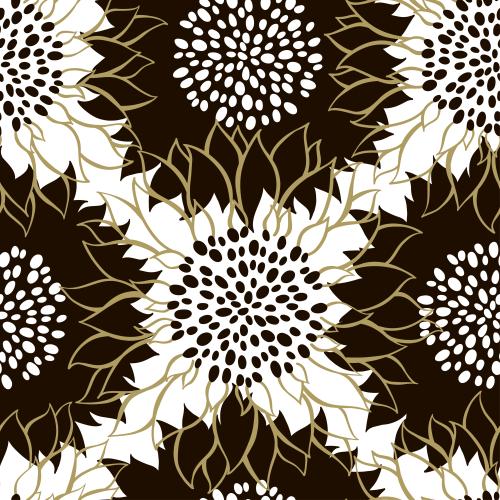 Sunflower. Vector sunflowers
