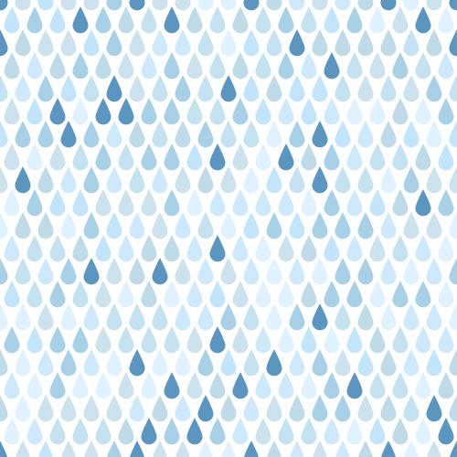 Abstract. Vector drops of blue and sky blue shades on white