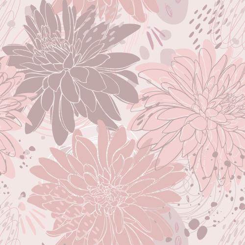 Rudbeckia. Vector rudbeckia colored silhouettes and outlines of flowers decorative elements on light