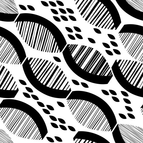 Vector image abstract with striped elements on white