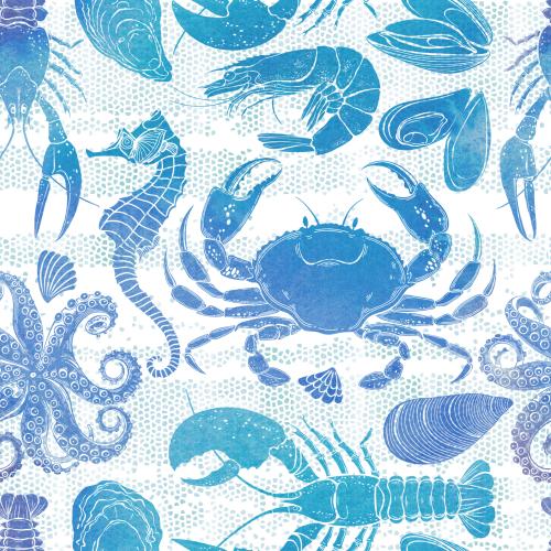 Raster image sea horse