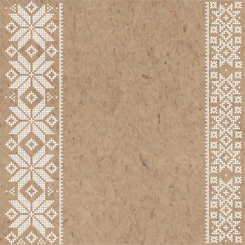 Stripe. Vector vertical decorative stripes with star-snowflake dot patterns space for text on craft
