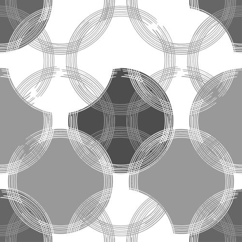 Illustration monochrome abstract with white and gray circles