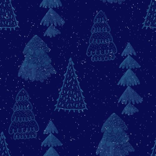 Raster image stylized watercolor dots on blue
