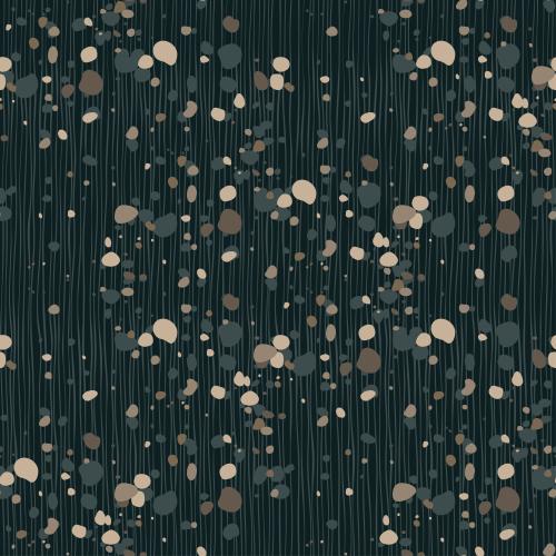 Vector image decorative multicolored spots vertical lines on black