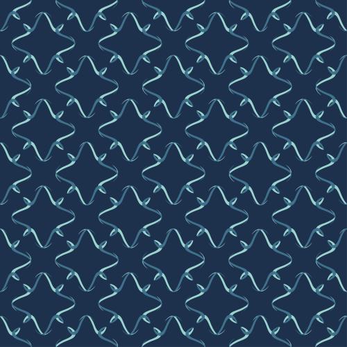 Illustration abstract geometric on blue