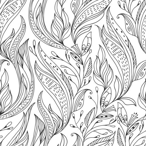 Illustration abstract vegetable on white