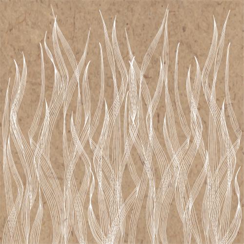 Illustration grass on craft