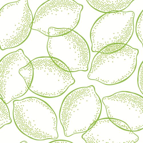 Lime. Vector limes on white