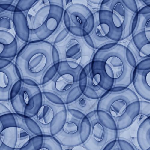 Raster image blue watercolor ovals