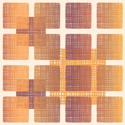 Square. Vector Pattern multicolored squares on light
