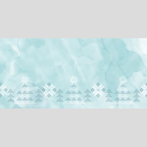 Vector image dots stars-snowflakes from dots space for text on blue watercolor