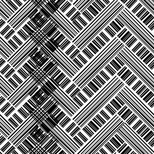 Vector image abstract geometric, zigzags on white