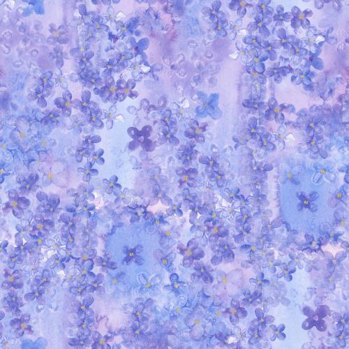 Lilac. Vector watercolor lilac
