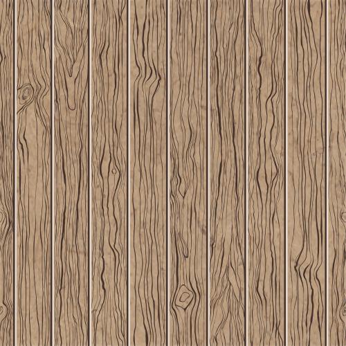 Tree. Vector brown wooden boards