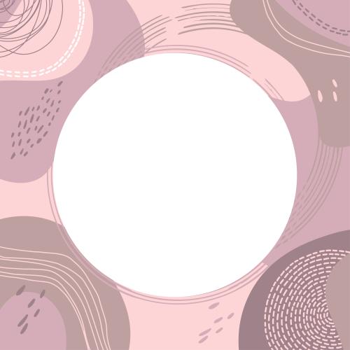 Vector image colorful abstract with a round white area for text