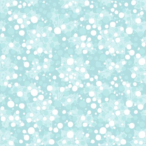 Poinsettia. Vector poinsettia, euphorbia, snow on blue