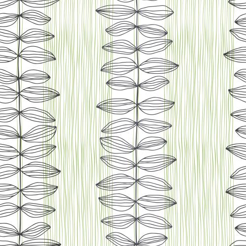 Vector image vegetable abstract and vertical green stripes on white