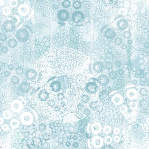 Vector image sea hedgehogs on blue watercolor