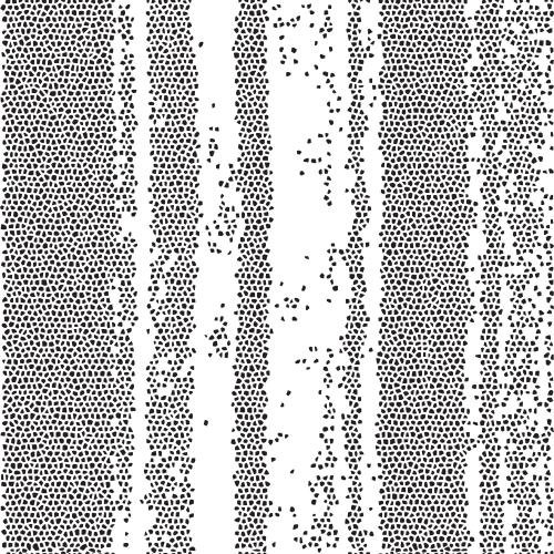 Female. Vector abstract mosaic on white