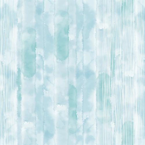 Illustration vertical white lines on blue watercolor