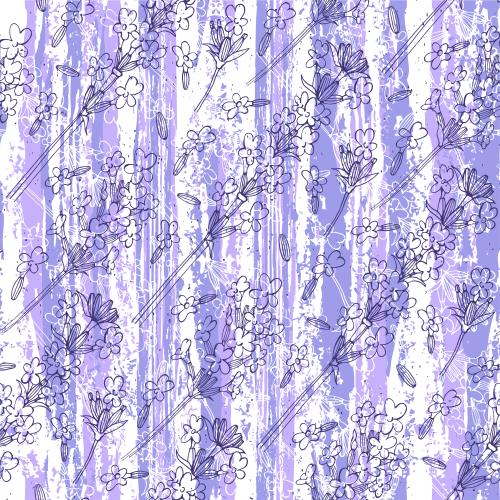Lavender. Vector textured bright colored stripes on white