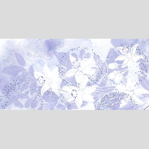 Card. Vector neroli decorative dots on a lavender watercolor