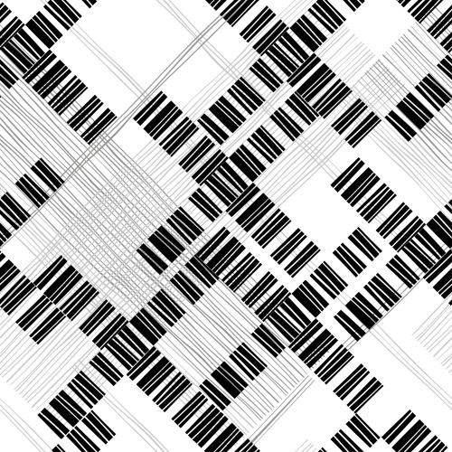 Vector image abstract geometric, intersecting lines on white