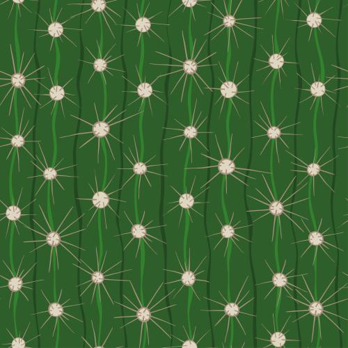 Cactus. Vector cactus surface fragment