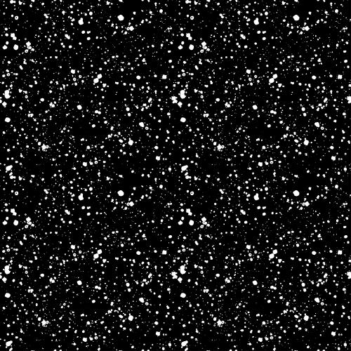 Blot. Vector white decorative spots on black