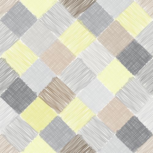 Square. Vector squares of pastel and gray shades striped and checkered