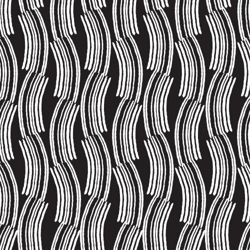 Vector image abstract white lines on black