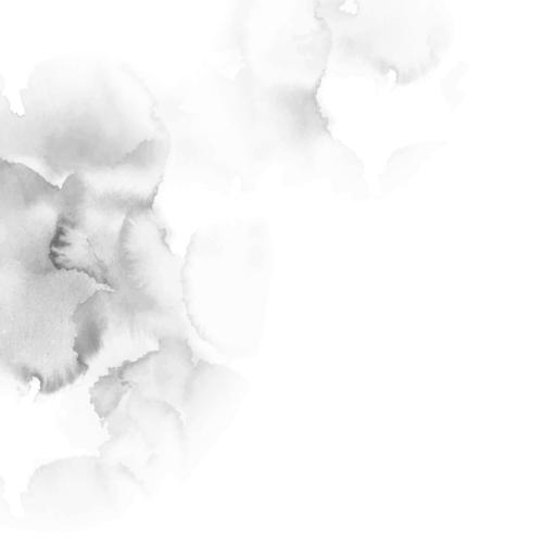 Illustration monochrome watercolor spots on white